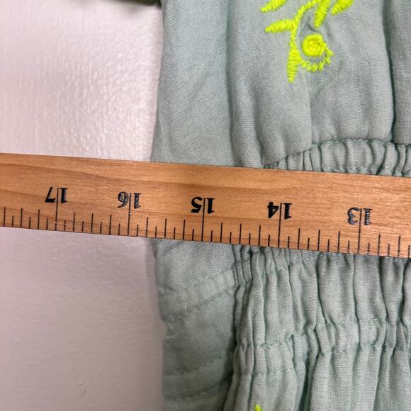 Anthropologie The Somerset Mini Dress: Embroidered Linen Edition Sz Large - Picture 11 of 11